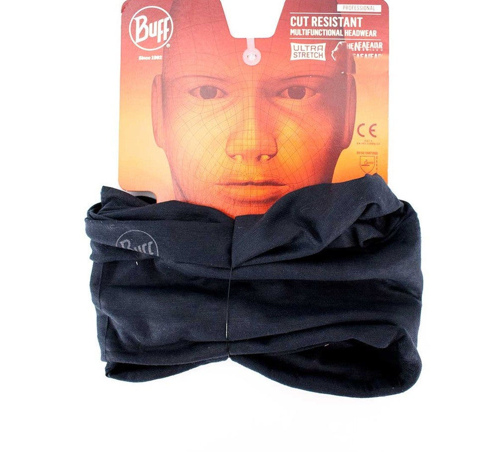 BRAGA BUFF ANTICORTE CUT RESISTANT DOBLE NEGRA