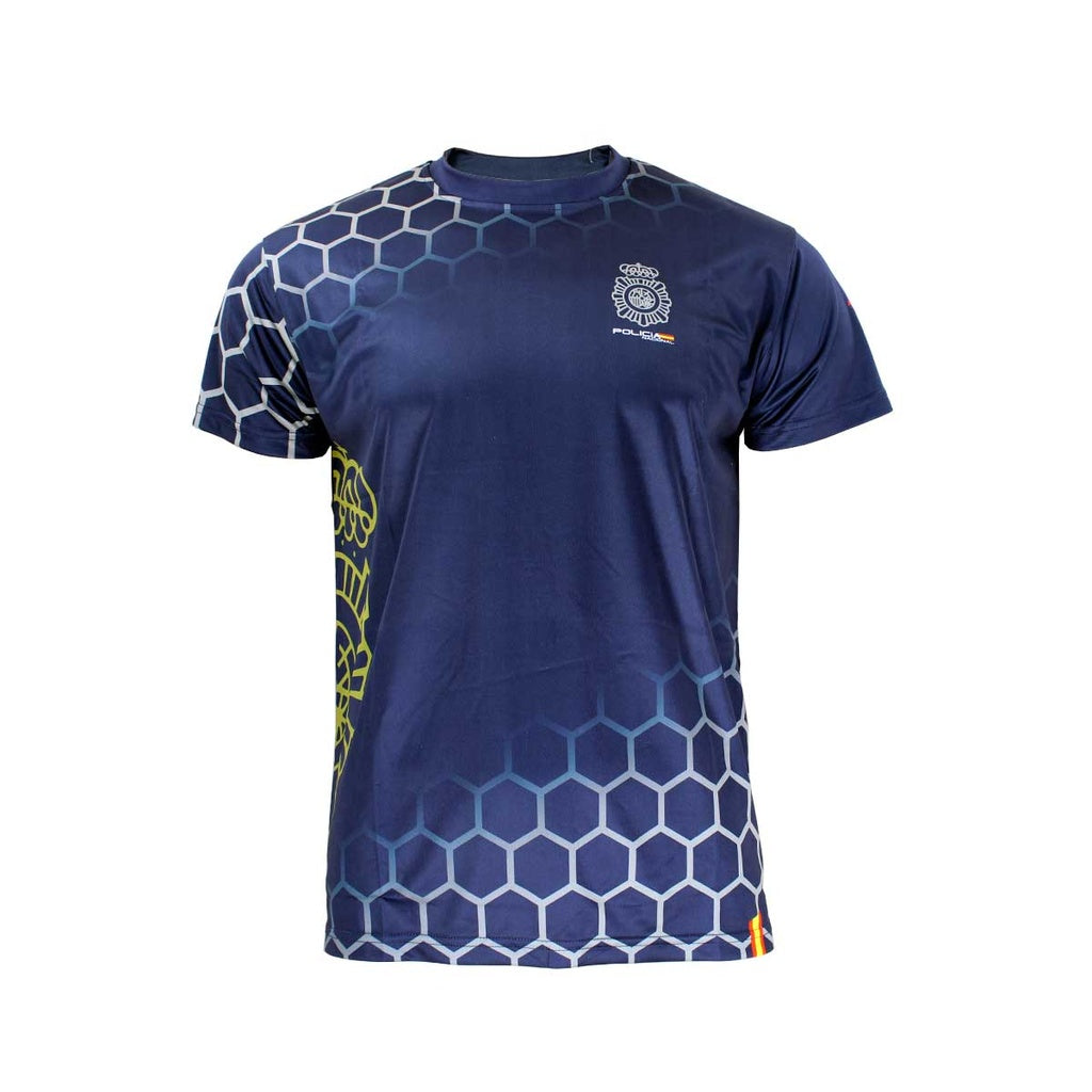 CAMISETA IMMORTAL SUBLIMACION POLICIA NACIONAL AZUL