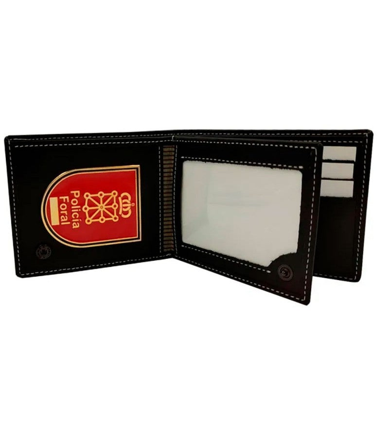 CARTERA PORTA PLACA POLICIA FORAL (PLACA INCLUIDA)