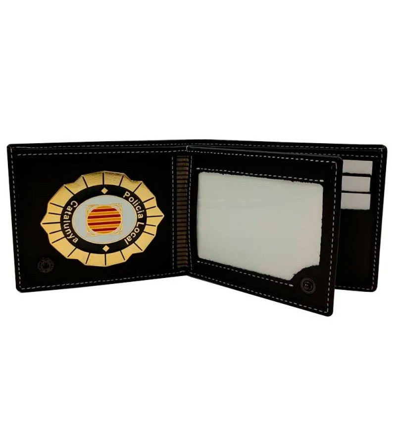 CARTERA PORTA PLACA POLICIA LOCAL CATALUNYA (PLACA INCLUIDA)