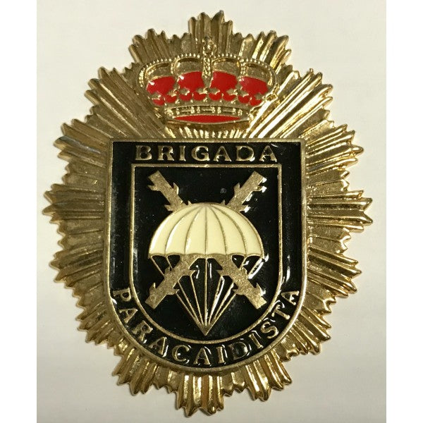 Placa metálica para cartera Brigada Paracaidista BRIPAC