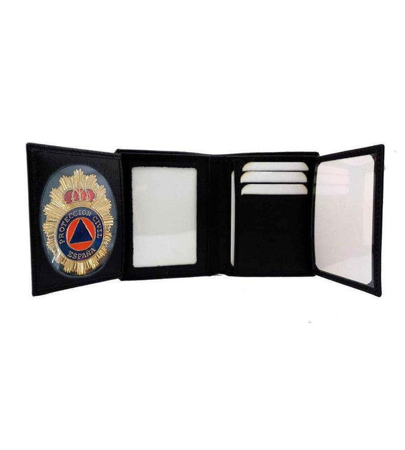 Cartera Porta Placa Proteccion Civil (Placa Incluida)