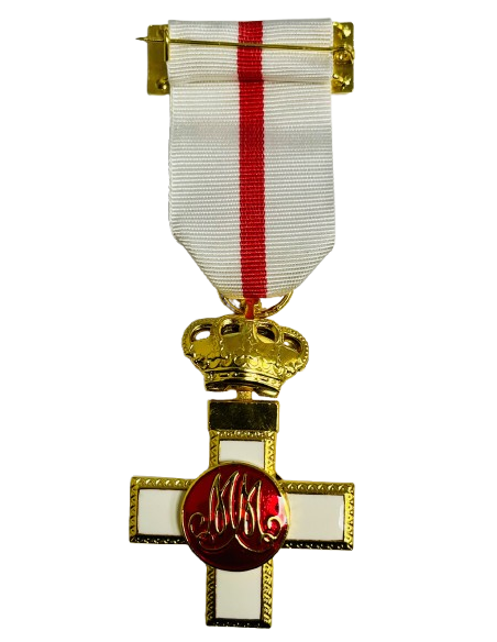 Cruz Mérito Militar Distintivo Blanco