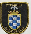 ESCARAPELA BORDADA 2º TERCIO DUQE DE ALBA