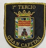 ESCARAPELA BORDADA 1 TERCIO GRAN CAPITAN
