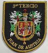 ESCARAPELA BORDADA 3 TERCIO JUAN DE AUSTRIA