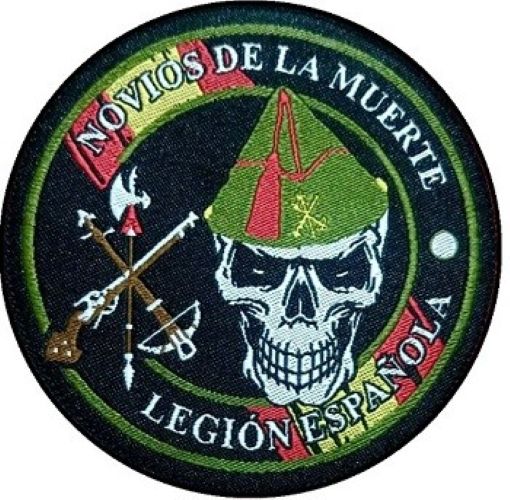 PARCHE BORDADO NOVIOS DE LA MUERTE LEGION ESPAÑOLA