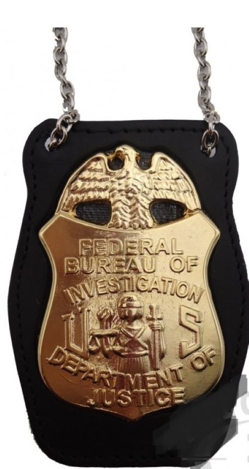 Holder Badge FBI