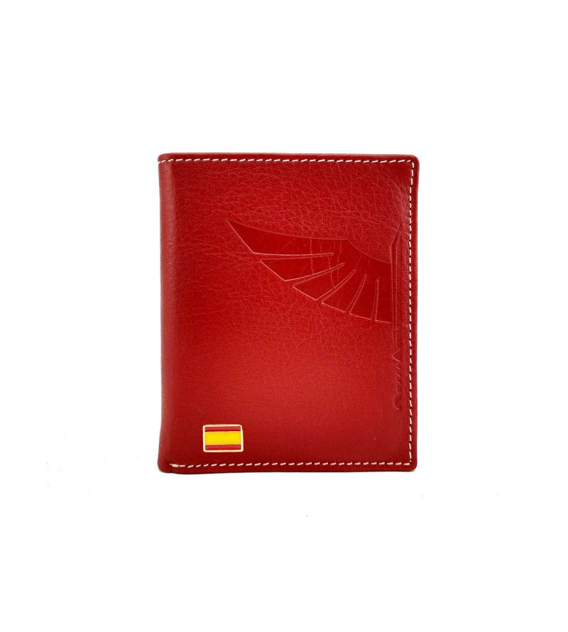 Cartera / monedero Rojo Ubrique Policía Nacional