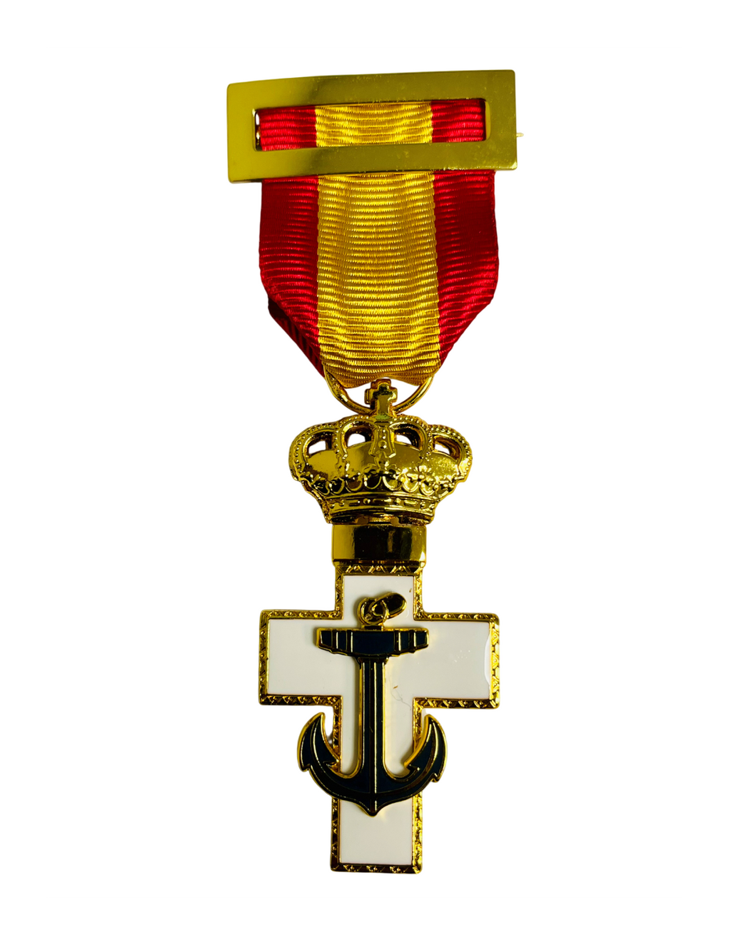 Medalla Cruz Mérito Naval Distintivo Blanco