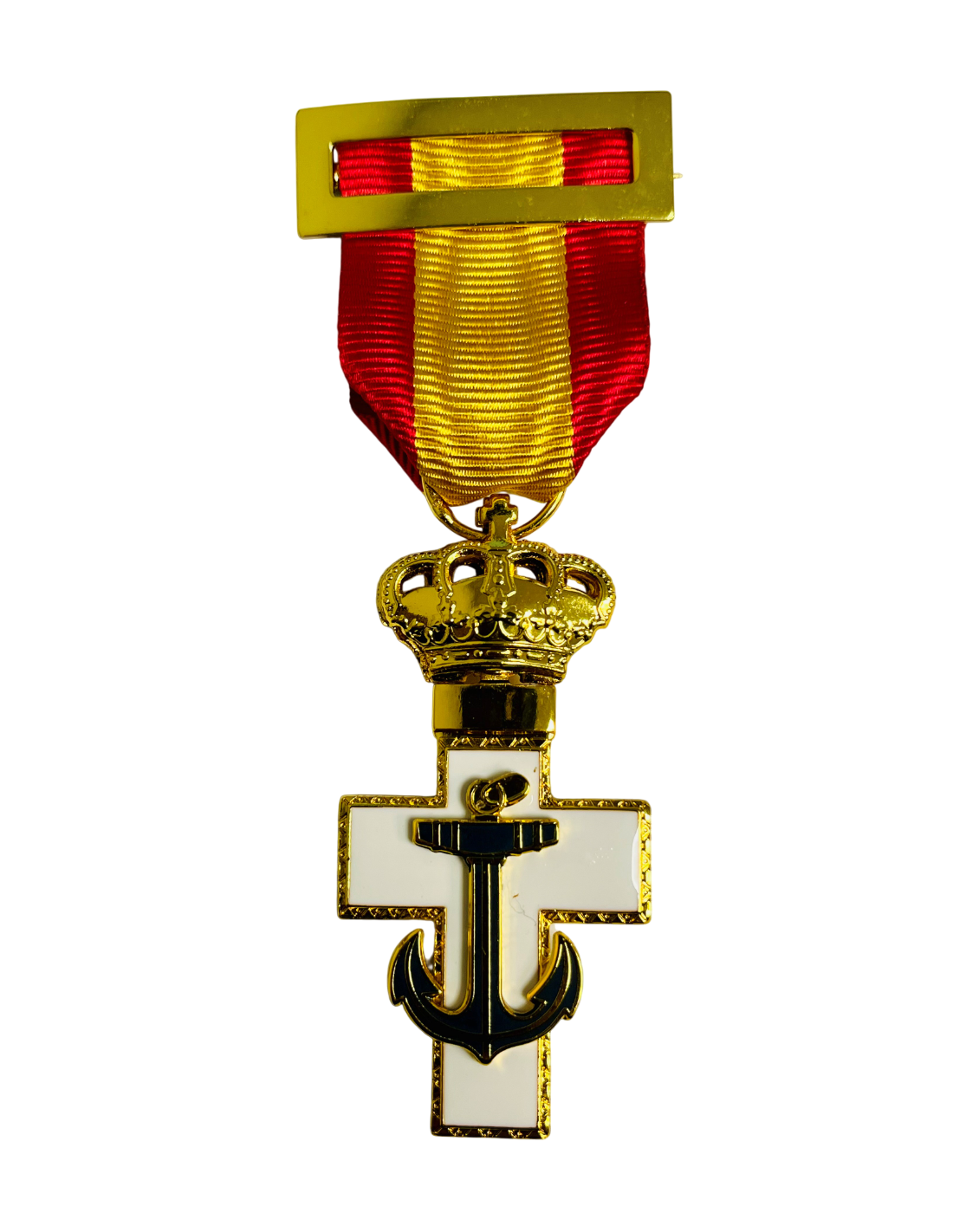 Medalla Cruz Mérito Naval Distintivo Blanco