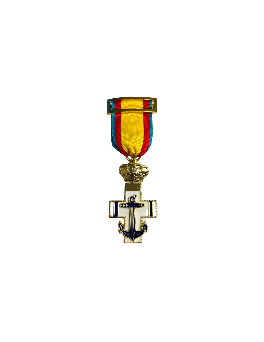 Medalla Cruz del Mérito Naval con distintivo azul