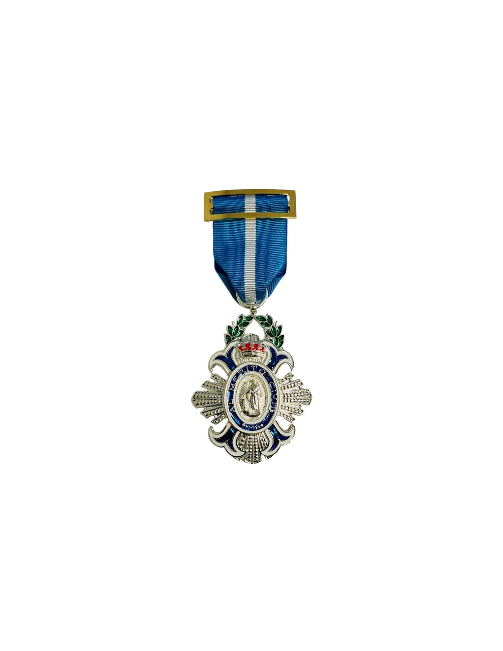 Medalla Cruz de la Orden del Merito Civil Plata