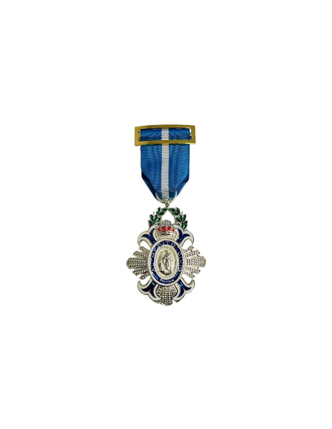 Medalla Cruz de la Orden del Merito Civil Plata