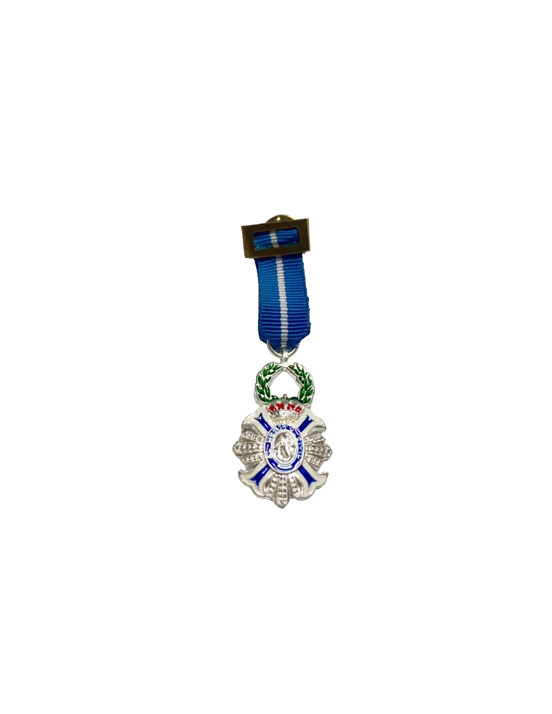 Medalla Miniatura Cruz Merito Civil Plata