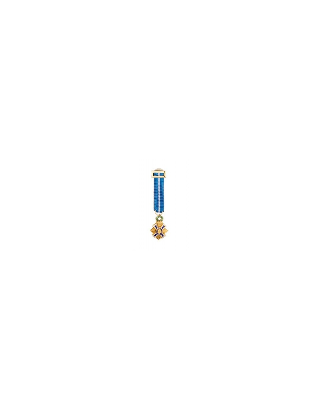 Medalla Miniatura Cruz al mérito Civil Oficial Oro