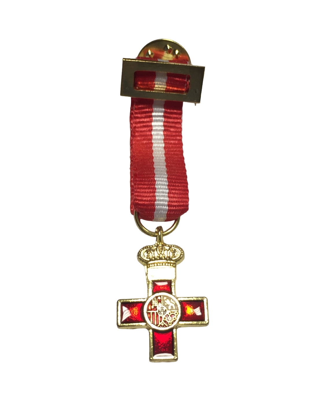 Medalla Miniatura Merito Militar Dtvo Rojo