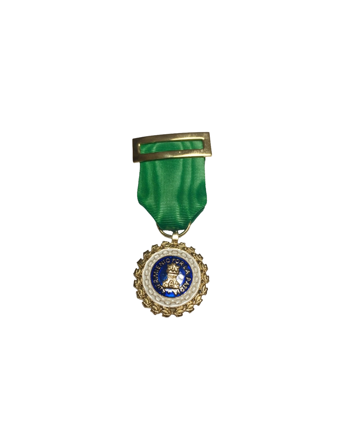 Medalla Sufrimiento Por la Patria Distintivo Verde Heridos en Tiempos de Paz