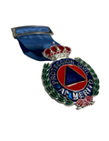 Medalla al Merito de la Protección Civil Dtvo azul Plata