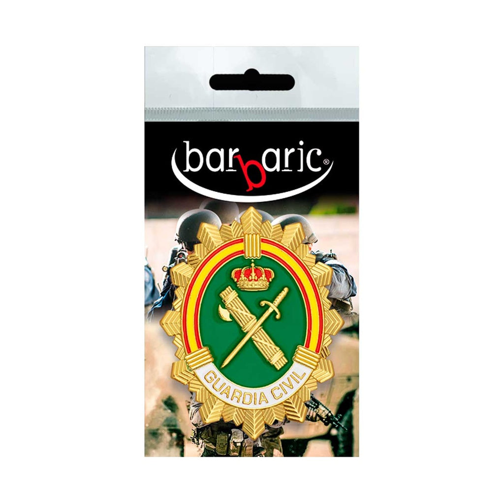 PLACA CARTERA BARBARIC GUARDIA CIVIL FRONTAL
