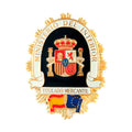 PLACA CARTERA METALICA BANDERA COMUNIDAD TITULADO MERCANTIL