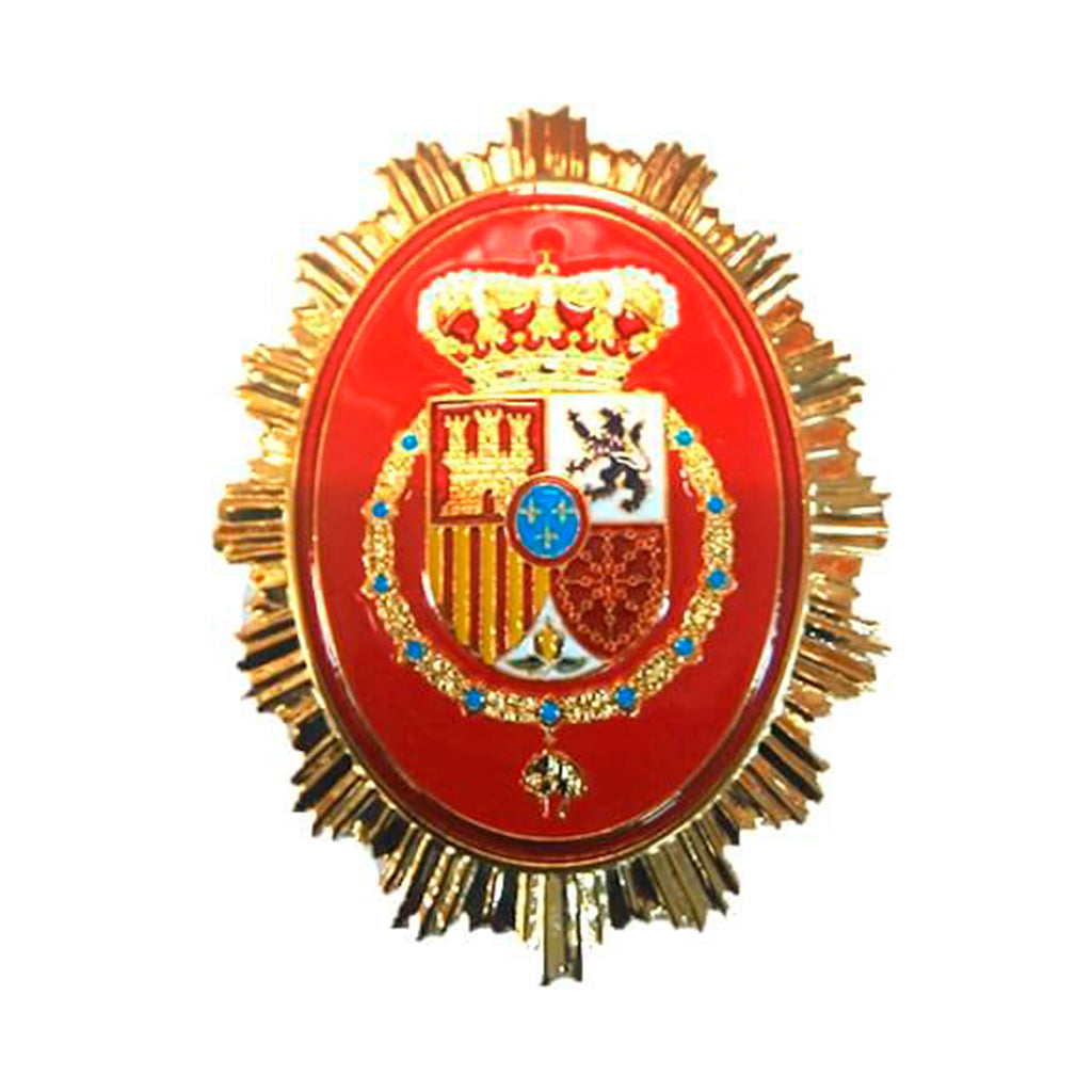 PLACA CARTERA METALICA GUARDIA REAL NUEVA